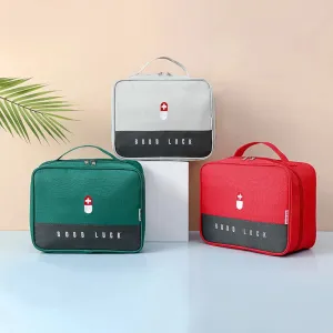 Outdoor Travel Portable Medical Storage Bag Large Capacity Oxford Home Medicine Pill First Aid Kit Medical Emergency Kits Bag