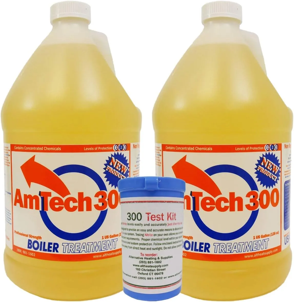 Outdoor Wood Boiler Water Treatment Rust Inhibitor- 2 AmTech 300 & Test Kit