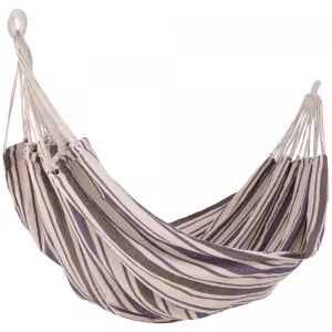 Outsunny 83"x59" Outdoor Hammock Bed Swing Chair, Patio Lounge Garden Camping Hiking Travel Hammock |Outsunny 83 "x 59" Double Hamac Lit Jardin Camping Randonnee Mobilier, Violet
