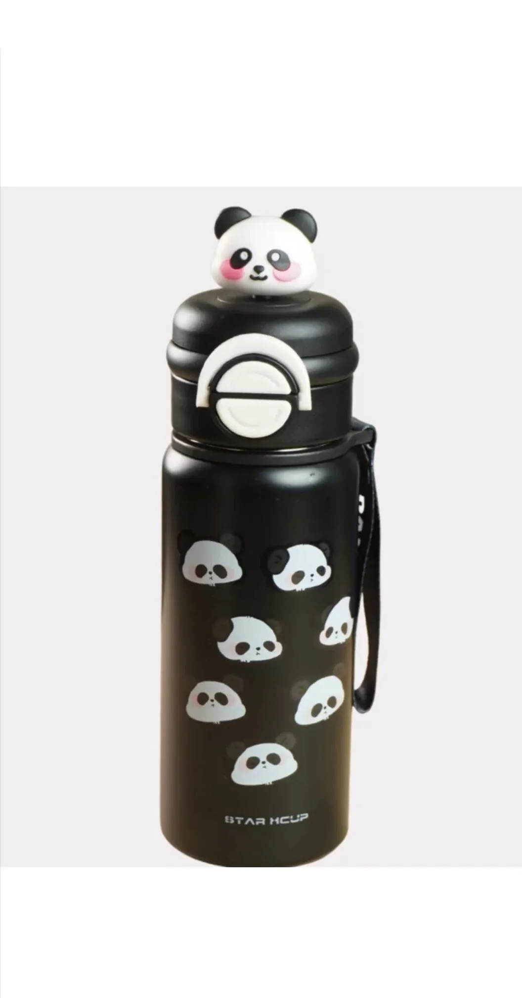 Panda Theme Dual Sipper Insulated Bottles