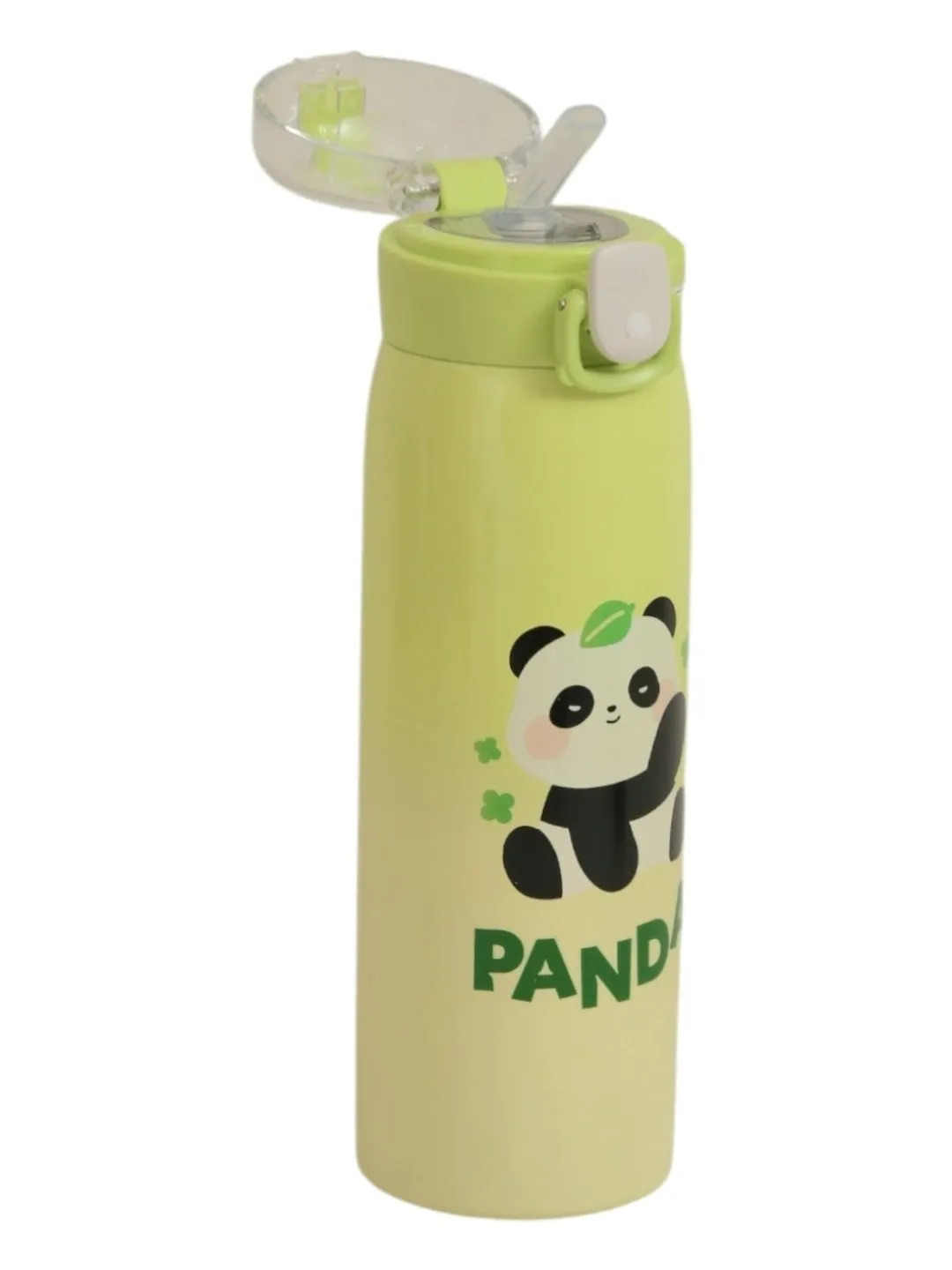 Panda-Themed Boys' Insulated Hot & Cold Stainless Steel Sipper Bottle- 500 ML