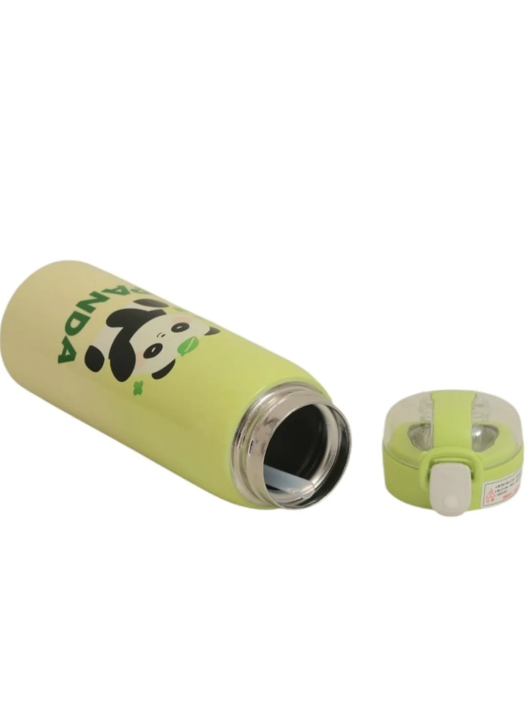 Panda-Themed Boys' Insulated Hot & Cold Stainless Steel Sipper Bottle- 500 ML