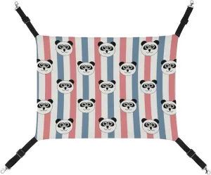 Pandas Head Hanging Cat Bed Soft Breathable Pet Hammock for Cage Pet Sleeper for Kitten Ferret Puppy Rabbit