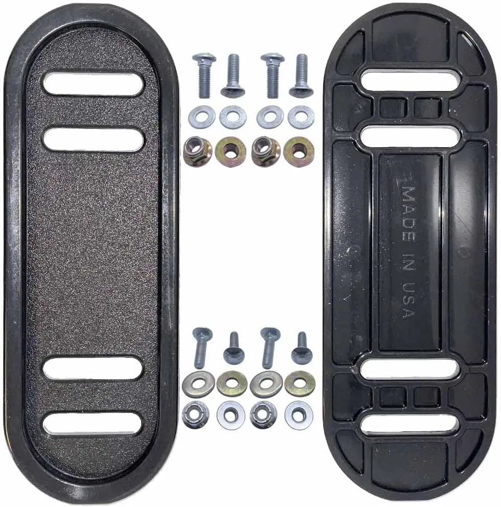 Parts 4 Outdoor 2Pk Deluxe Two-Stage Snow Blower Poly Slide Shoe with Hardware 731-05984