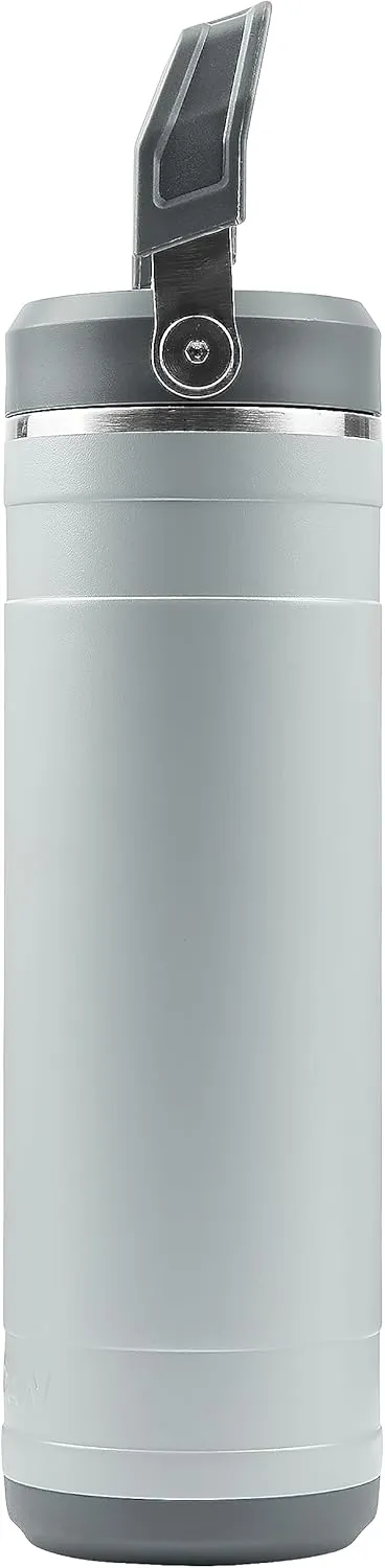 Pelican Hydration Pelican Pacific™ 26 oz Vacuum Insulated Tumbler - Recycled Stainless Steel Double Wall Travel with Dual Lid, Powder Coated Insulated Water Bottle For Cold Drinks, Ash
