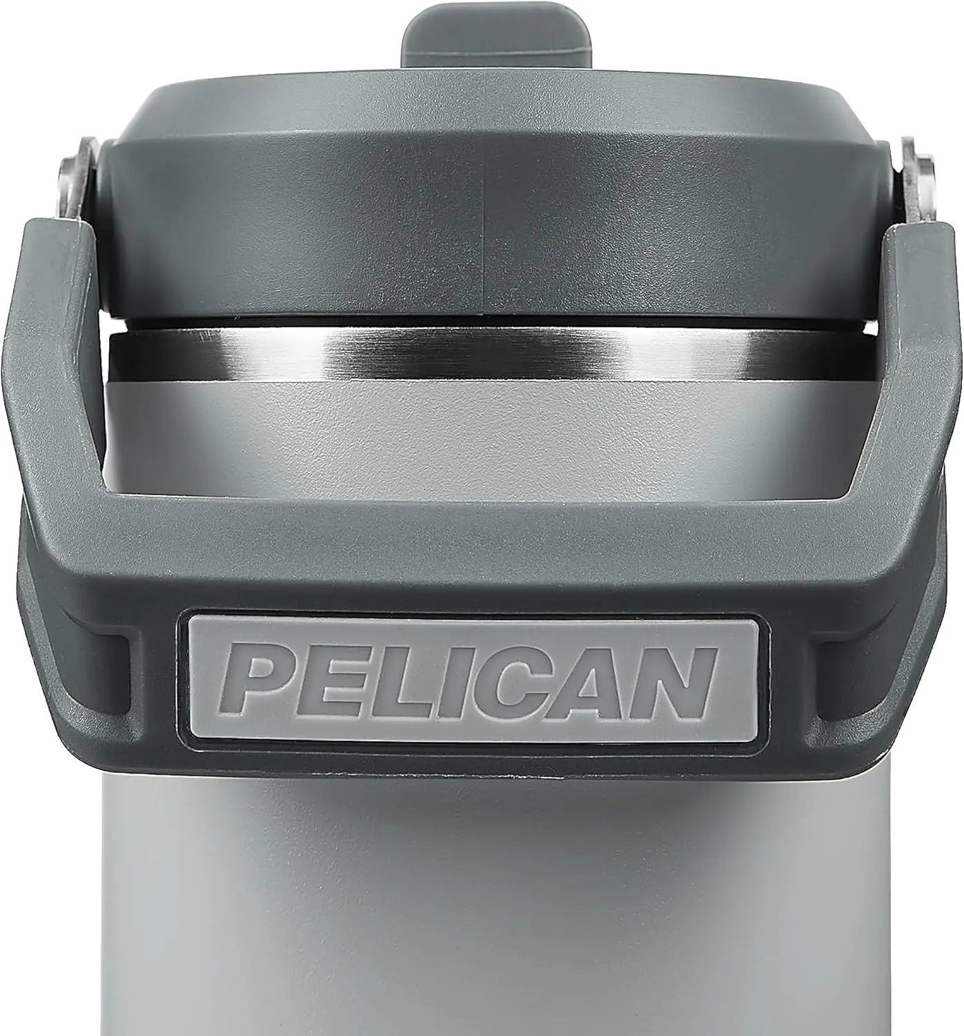 Pelican Hydration Pelican Pacific™ 26 oz Vacuum Insulated Tumbler - Recycled Stainless Steel Double Wall Travel with Dual Lid, Powder Coated Insulated Water Bottle For Cold Drinks, Ash