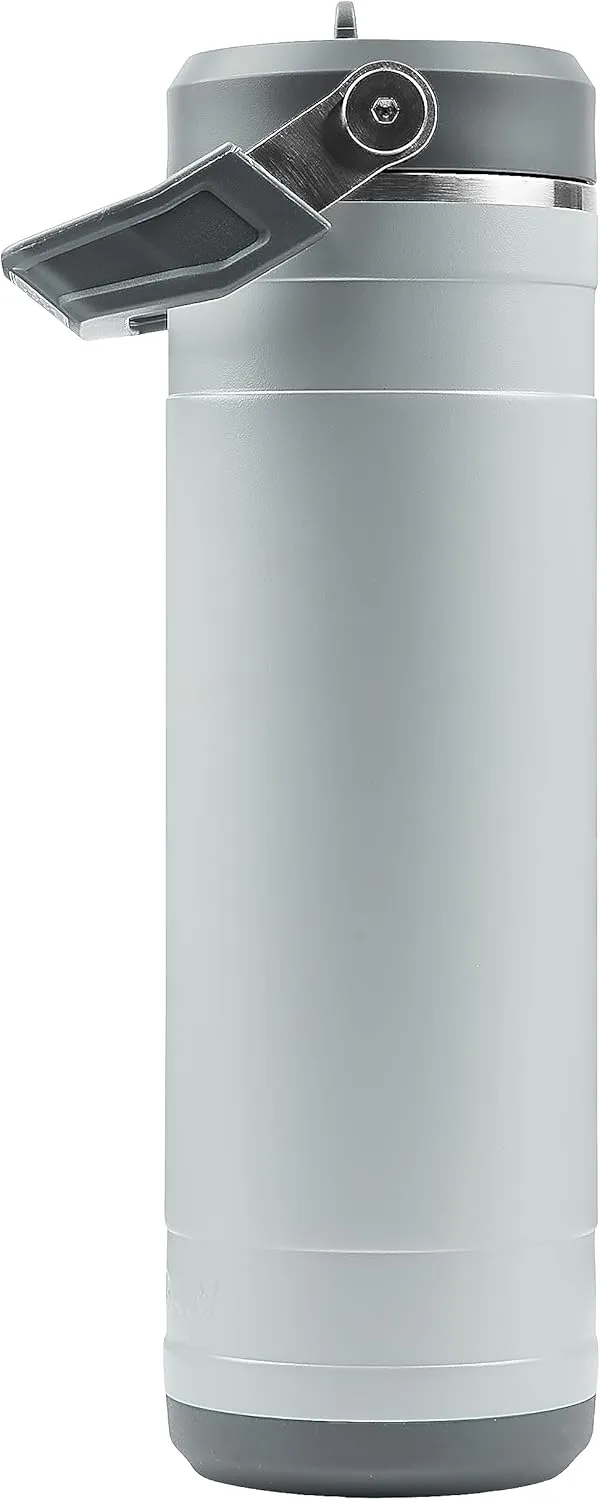 Pelican Hydration Pelican Pacific™ 26 oz Vacuum Insulated Tumbler - Recycled Stainless Steel Double Wall Travel with Dual Lid, Powder Coated Insulated Water Bottle For Cold Drinks, Ash