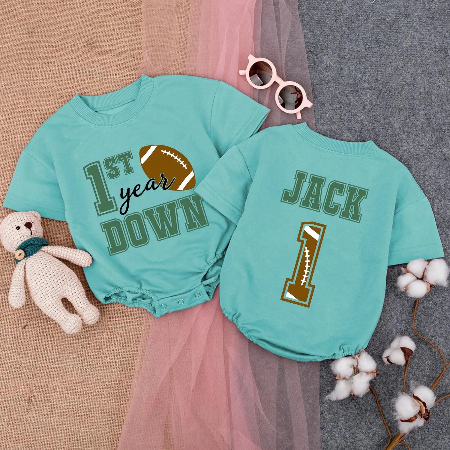 Personalized My First Rodeo Outfit Boy, 1st Birthday Boy Sweater Romper, First Birthday Gifts For Boys