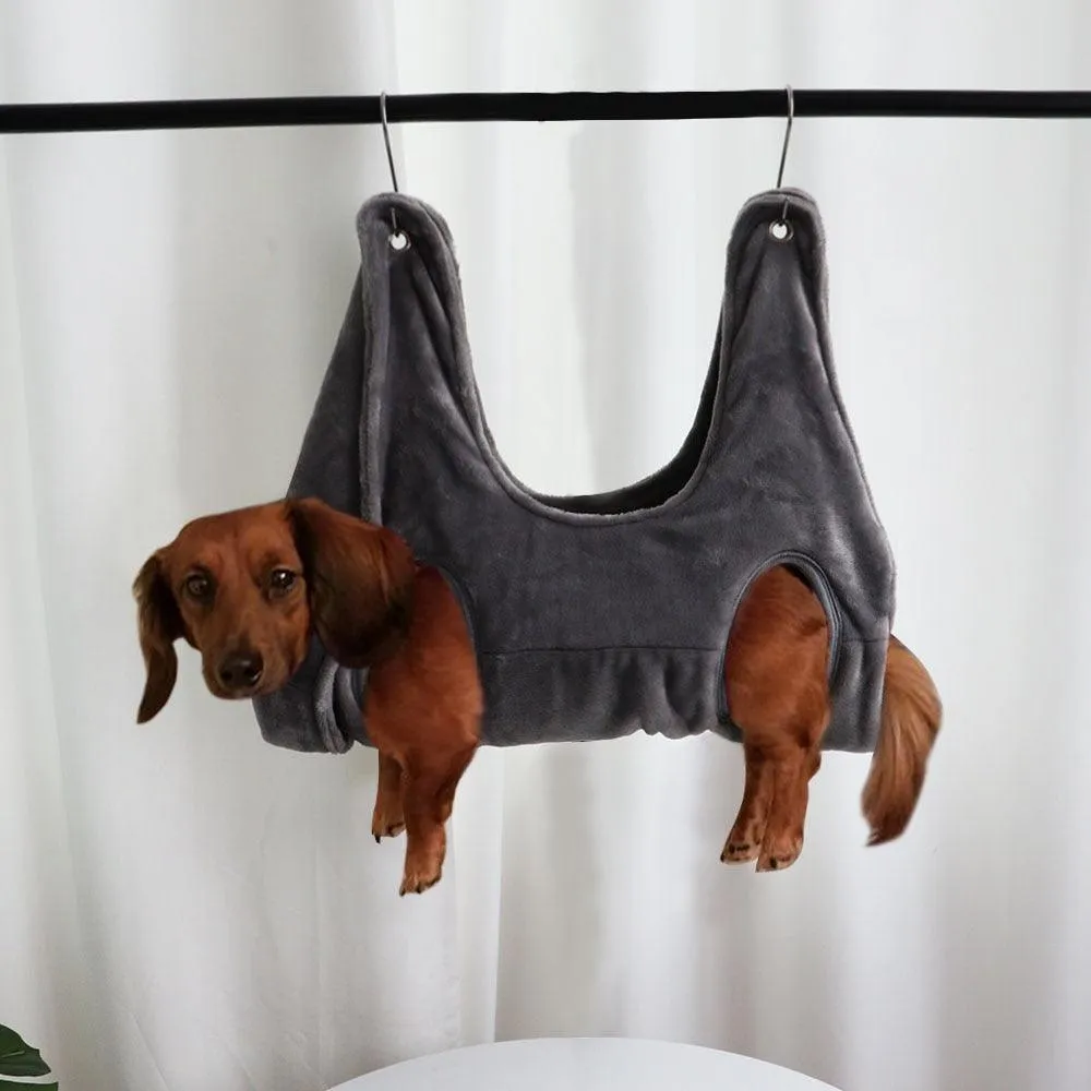 Pet Nails Trimming Pet Grooming Hammock by Dog Hugs Cat