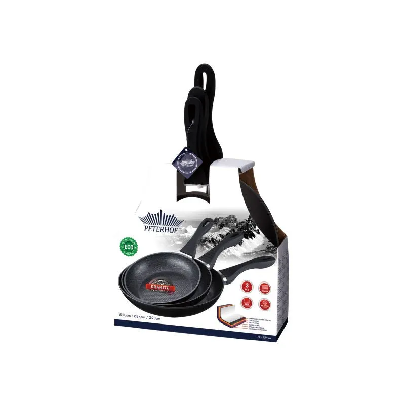 Peterhof PH-15496; Set of stoves with marble cladding&#8203; 3PCS