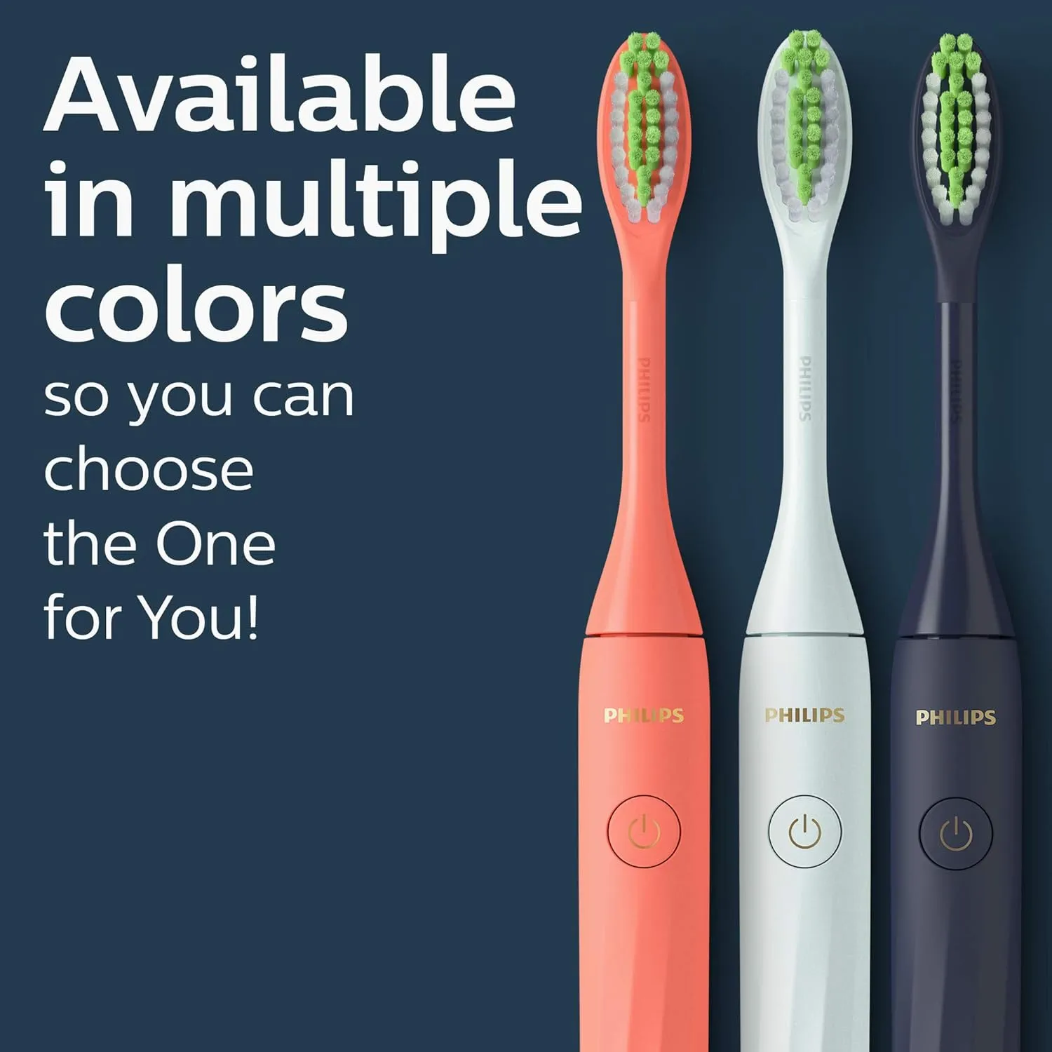 Philips Sonicare Battery Toothbrush, Midnight Blue, HY1100/04