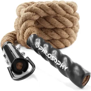 Philosophy Gym Indoor/Outdoor Exercise Climbing Rope - 1.5 Inch Diameter