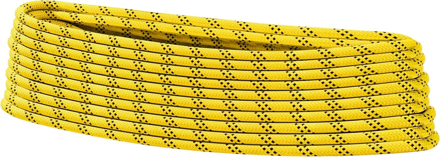 PHRIXUS Static Climbing Rope Safety Nylon Kernmantle Rope for Outdoor Indoor Climbing Rope Rappelling Equipment Rope Survival Cord UIAA Certified