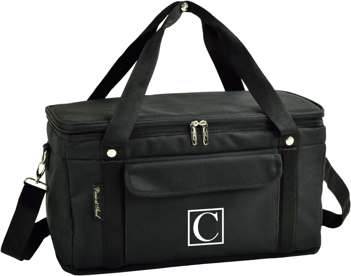 Picnic at Ascot Personalized Monogrammed 42 Can Capacity Semi Rigid Collapsible Leakproof Cooler- Designed & Quality Approved in The USA