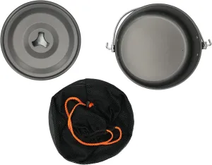Picnic Pot, Cam Cookware Set, Portable Mess Kit, Non Stick Lightweight Pot Pan for Cam Hiking Picnic
