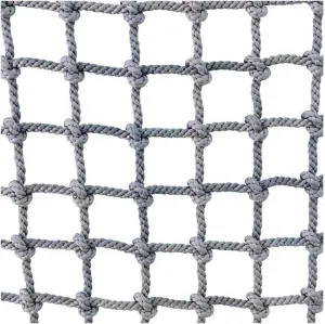 Playground Net Climbing Net Dia 6mm, Safety Nets Cargo Rope Heavy Duty Netting Treehouse Protection, Rope Ladder Swing Nylon Rope Balcony Banister Protection Fence Decor Mesh(12mm-14cm,2X5m/6.6X13.4ft