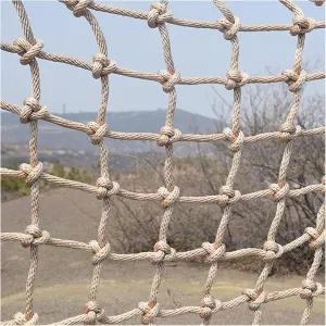 Playground Netting,Heavy Duty Climbing Net Rope, Safety Net,Mesh 14mm Diameter,Climbing Cargo Net,Used in Tree Houses Balcony Banister Protection(Size:300 * 500 cm)