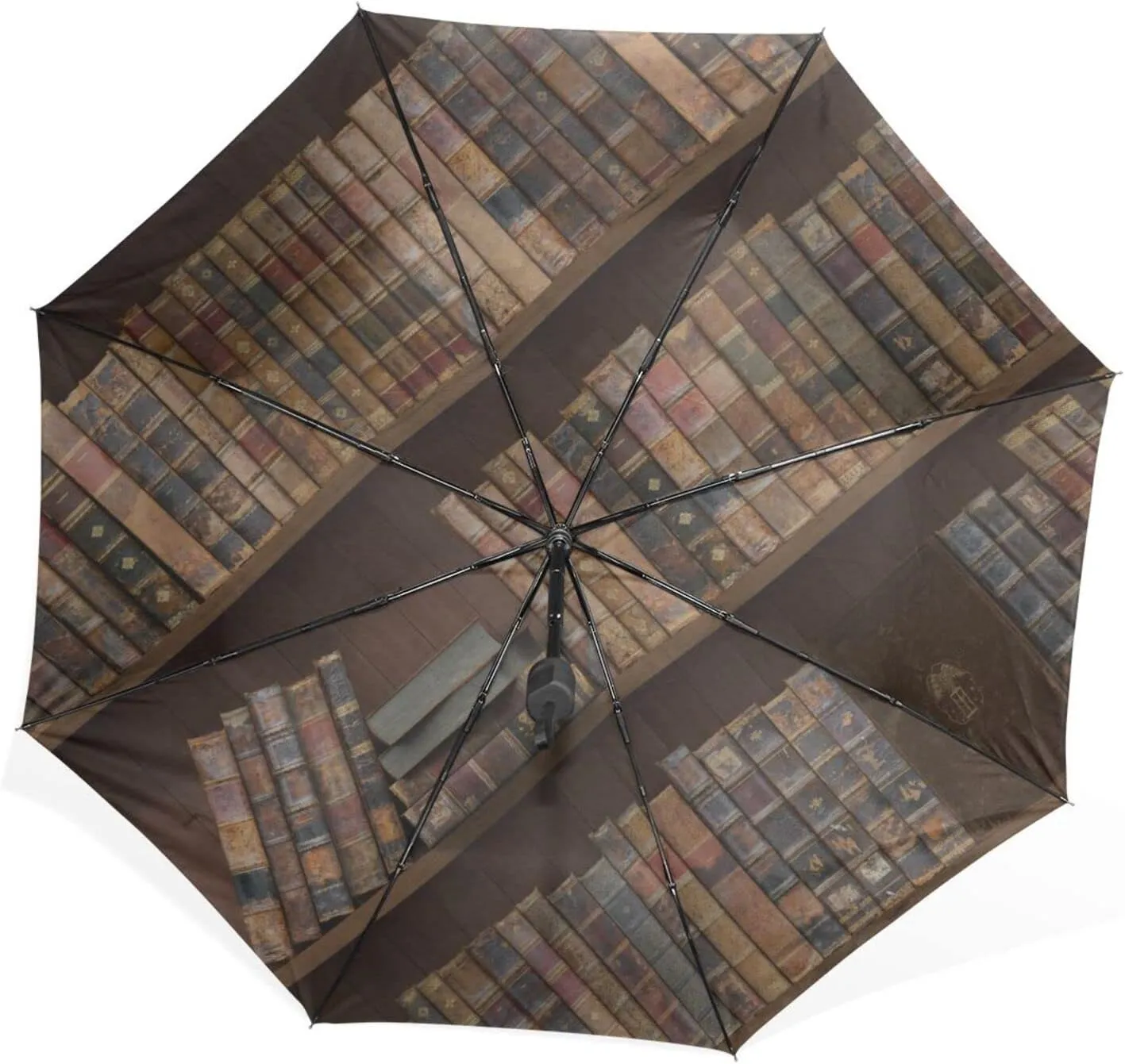 Poeticcity Rain Travel Umbrella, Hand Open Close Windproof Waterproof Folding Umbrella, Compact Canopy Strong Ray Parasol Umbrella