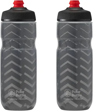 Polar Bottle Breakaway Insulated by HydraPak (20oz & 24oz) - BPA Free, Cycling & Sports Squeeze Water Bottle