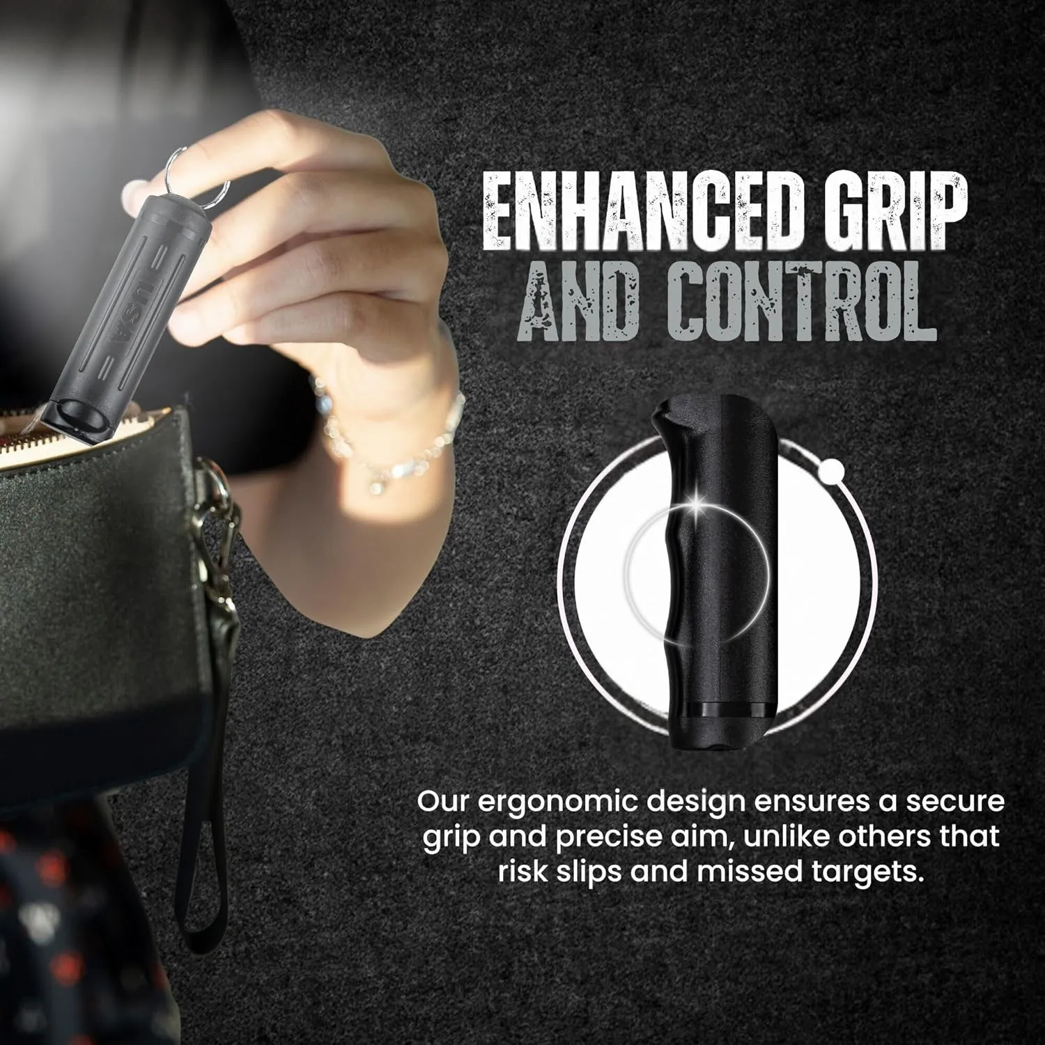 Police Magnum Keychain Pepper Spray Flip Top Safety 2 Pack 1/2oz - Maximum Heat Strength OC with Dye - Tactical Small Compact Case Holder - for Women & Men's Self Defense - Made in The USA