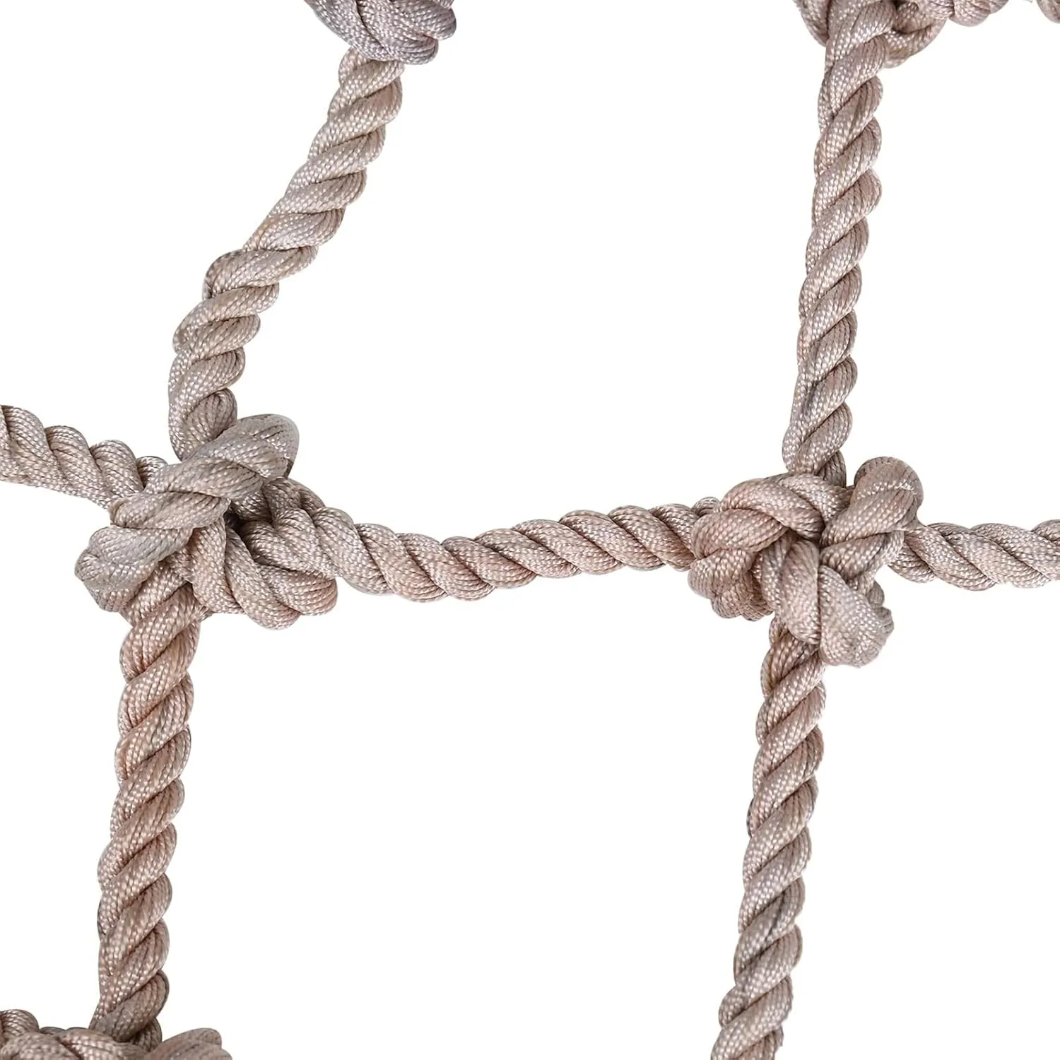 Polyester Playground Climbing Net, Climbing Cargo Rope Net, Safety Protection Net, Heavy Duty Climbing Net for Outdoor, Rope Ladder, Treehouse(Size:2Mx2M(6.6FTx6.6FT))