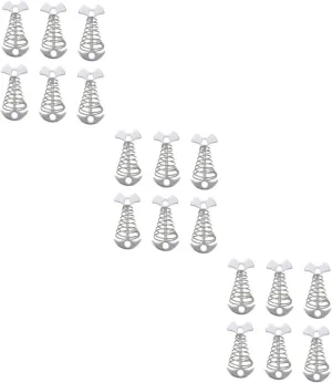 POPETPOP 3sets Tent Accessories Fishbone Tent Hook Heavy Duty Pegs Ground Nail Stakes 6pcs*3