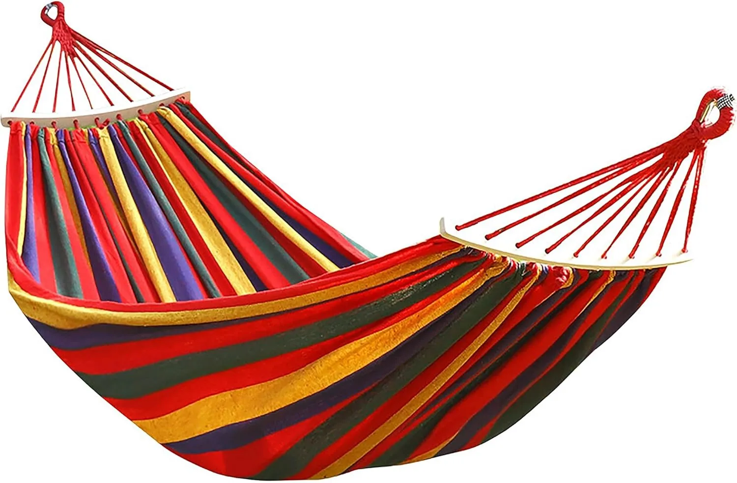 Portable Camping Hammock, Lightweight Double Hammock with 2 Tree Straps, Outdoor and Indoor Hammock for Backyard, Porch, Backpacking, Camping, Travel
