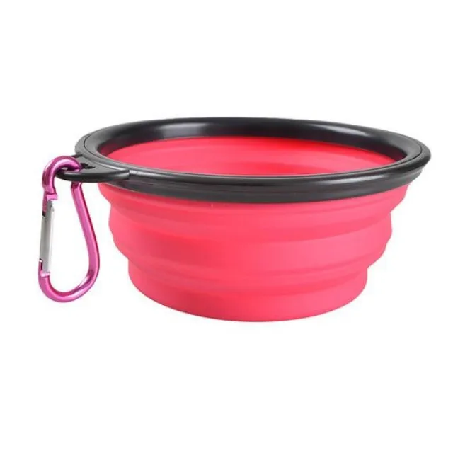 Portable Collapsible Silicone Pet Bowl (Large)