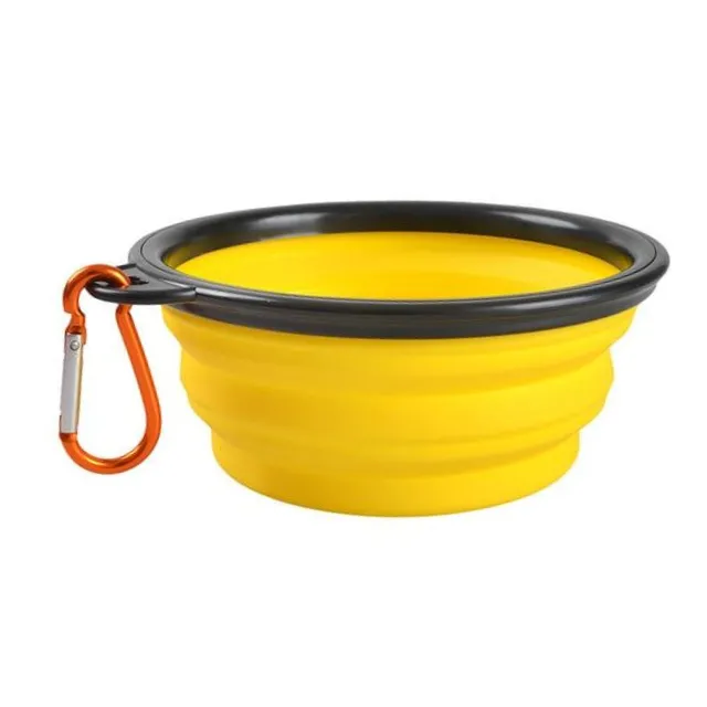 Portable Collapsible Silicone Pet Bowl (Large)