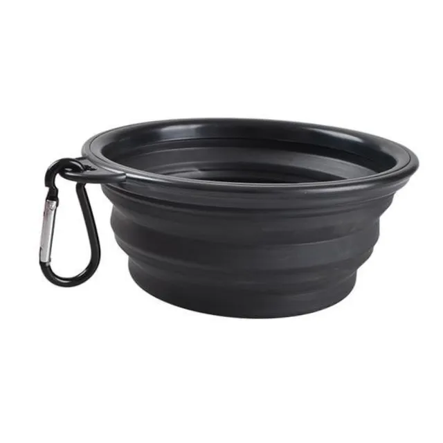 Portable Collapsible Silicone Pet Bowl (Large)