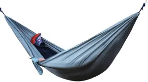 Portable Double Camping Hammock with Mosquito Net, Nylon Cloth, Carabiners & Ropes, Lightweight