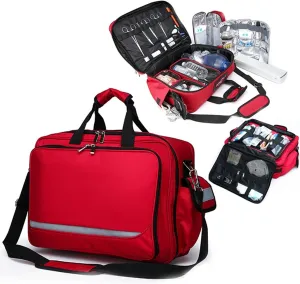 Portable First Aid Bag, Large-Capacity Nurse Tote Bag, Waterproof Emergency Storage for Travel, Camping, Outdoor, and Rescue Operations