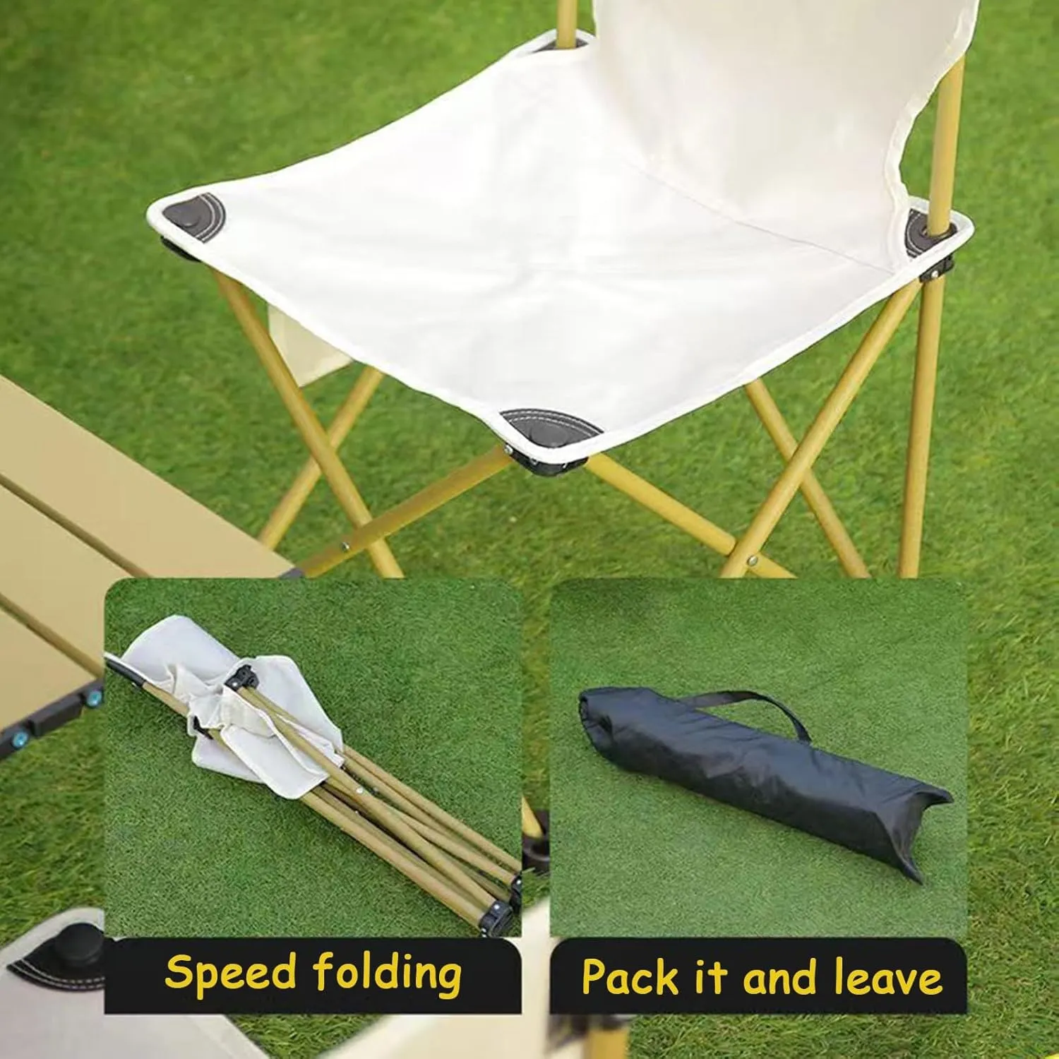 Portable Folding Camping Table for Persons Aluminum Collapsible Table Lightweight,Collapsible Height Adjustable Suitable for Picnic Adults with Carry Bag for Indoor Outdoor BBQ Picnic Gathering Patio