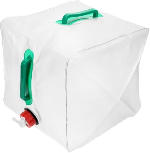 Portable Folding Water Bag 20l Camping Cooking Accessory Collapsible Water Storage Bag Outdoor Hiking Water Container