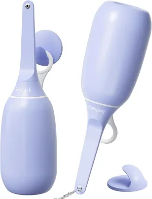 Portable Handheld Bidet for Women/Men, Household Collapsible high Pressure Jet Spray Upside Down Bottle for Toilet, 400ml(13.5oz) Large Capacity with Quick-Fill, BPA-Free Wall-Mounted Hook