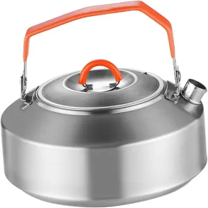 Portable Outdoor Stainless Steel Kettle Mini Water Pot Camping Tea Kettle Folding Easy to Carry