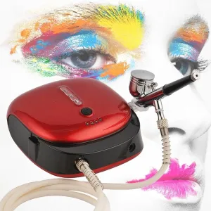 Portable Rechargeable Double Action Airbrush Kit, Mini Handheld Spray Gun for Makeup, Nail Art, Tattoo & Cake Decoration