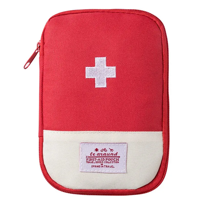 Portable Travel Outdoor First Aid Kit - Mini Medicine Bag for Camping and Household