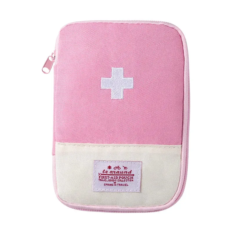Portable Travel Outdoor First Aid Kit - Mini Medicine Bag for Camping and Household