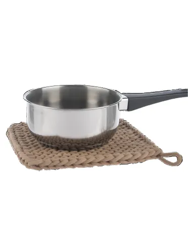 Pot Holder Crochet 8"  Bronze , White, Green, Light Green CB185974