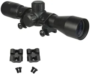 Presents This Optics Kit for Savage .22 Rascal Rifles - Includes Compact Series 4x32 Rifle Scope   Aluminum Rings   Savage Bolt-on Mount