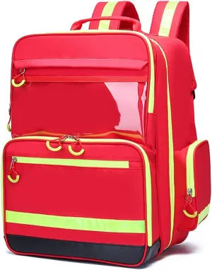 Professional First Aid Kit Emergency Responder Trauma Bag Empty with Handle and Shoulder Strap for Car, Hiking, Backpacking, Camping, Traveling, and Cycling