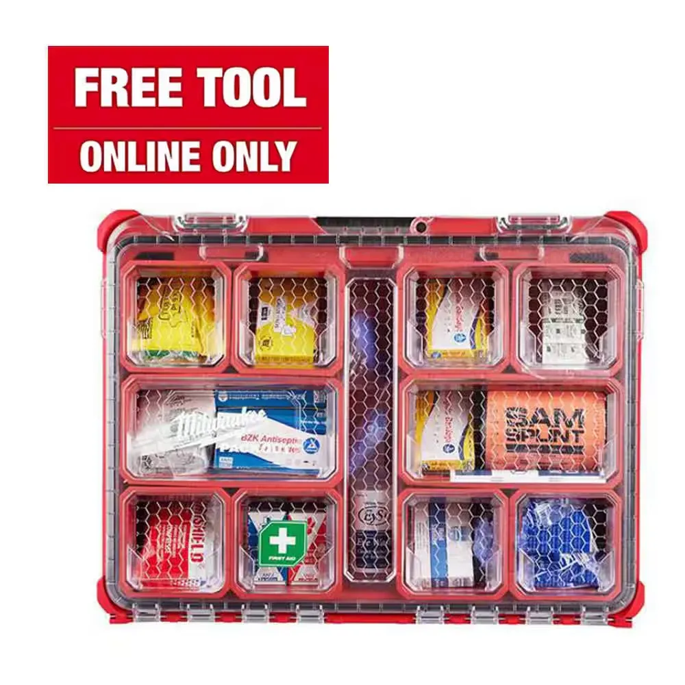 Professional First Aid Kit | IP65 Weatherproof Emergency Medical Kit with Impact-Resistant Case
