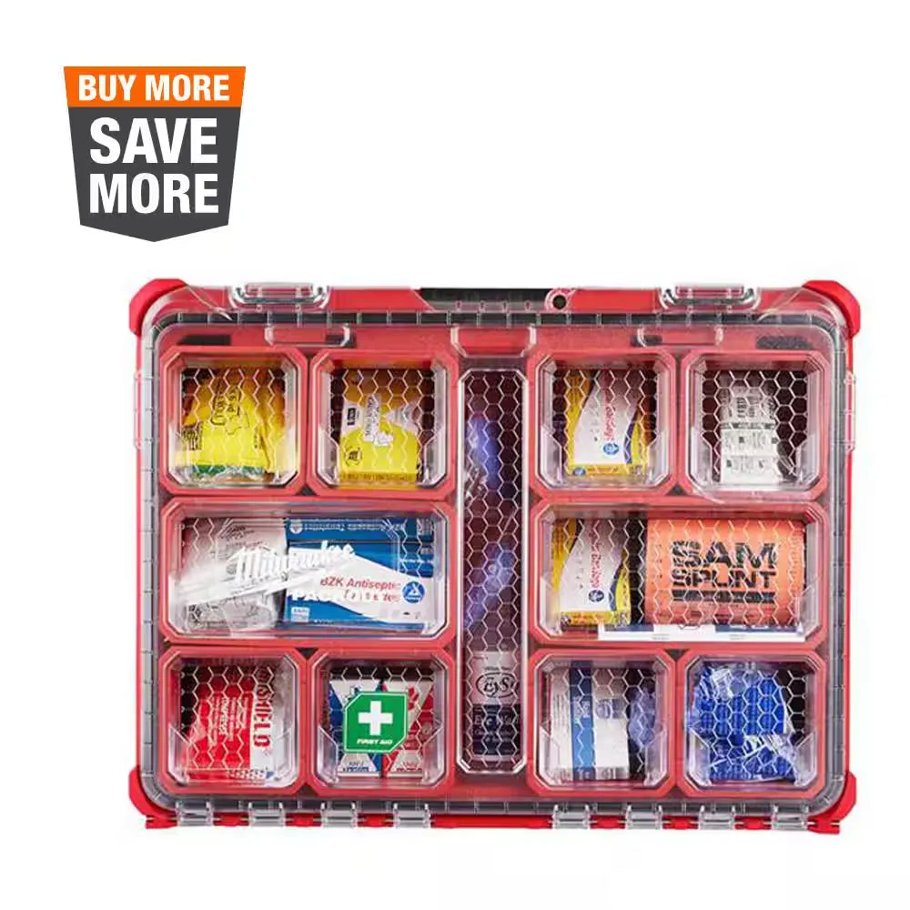 Professional First Aid Kit | IP65 Weatherproof Emergency Medical Kit with Impact-Resistant Case