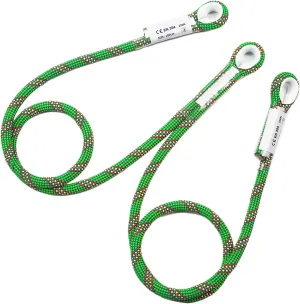 Prusik Cord Eye-to-Eye Pre-Sewn Nylon Heat Resistant Friction Prusik Loop Sutured Terminals Prusik Rope with Plastic Cover 22KN Multiple Sizes of Multi-Purpose Rope for Climbing Arborist Rescue