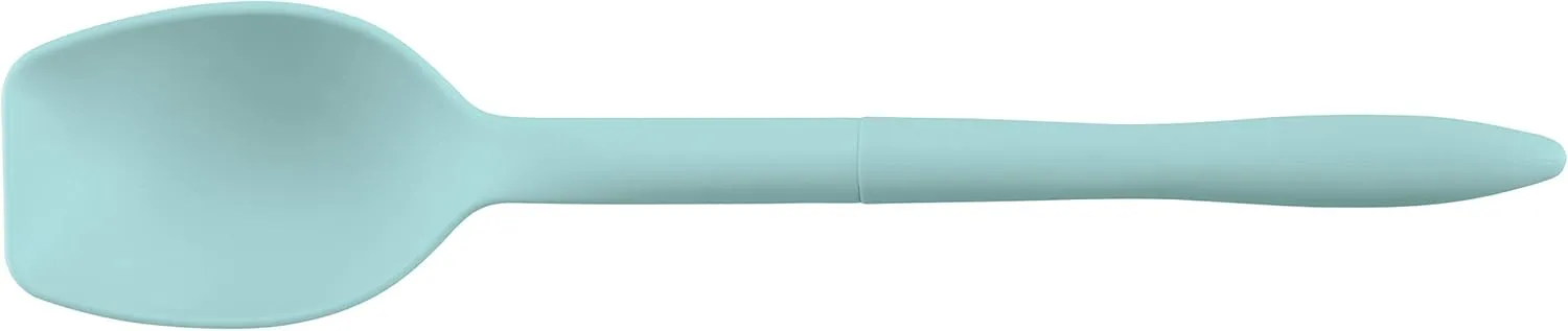 Rachael Ray Tools and Gadgets Spoon, Slotted and Solid Turners Set/ Cooking Utensils - 3 Piece, Light Blue