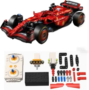 Racing Car Power Pack Kit Compatible 42207 F1 Racing Car Electric Motor Remote Control Rechargeable Battery Speed Conversion Kit