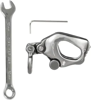 Rappel Rock Climbing Rescuing Belay Device Downhill Equipment Heavy Duty Stainless Steels Climb Descender Rigging Plate