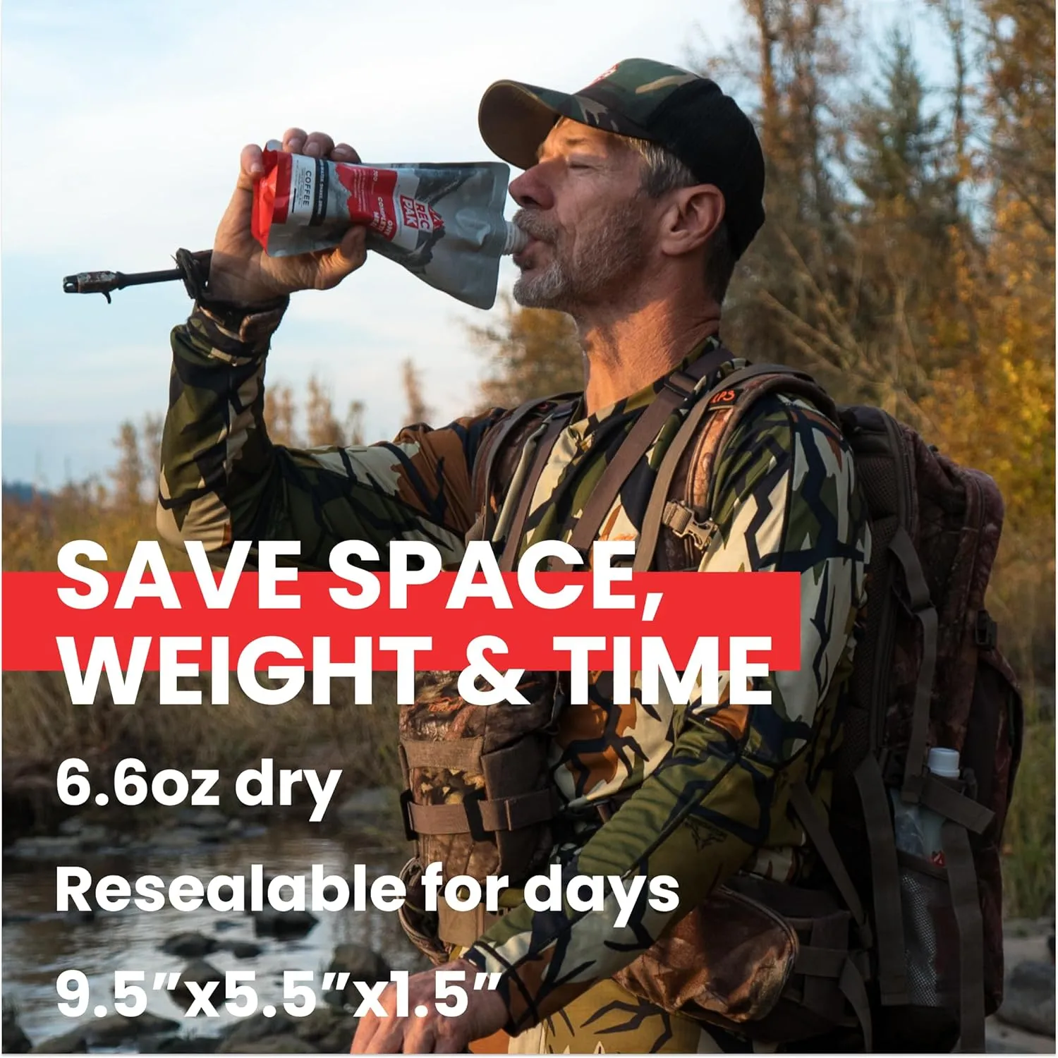 RecPak Performance Ultralight Instant Meals For Your Next Adventure | 700 Cal 42g Protein I Vanilla Chai (6-Pack)