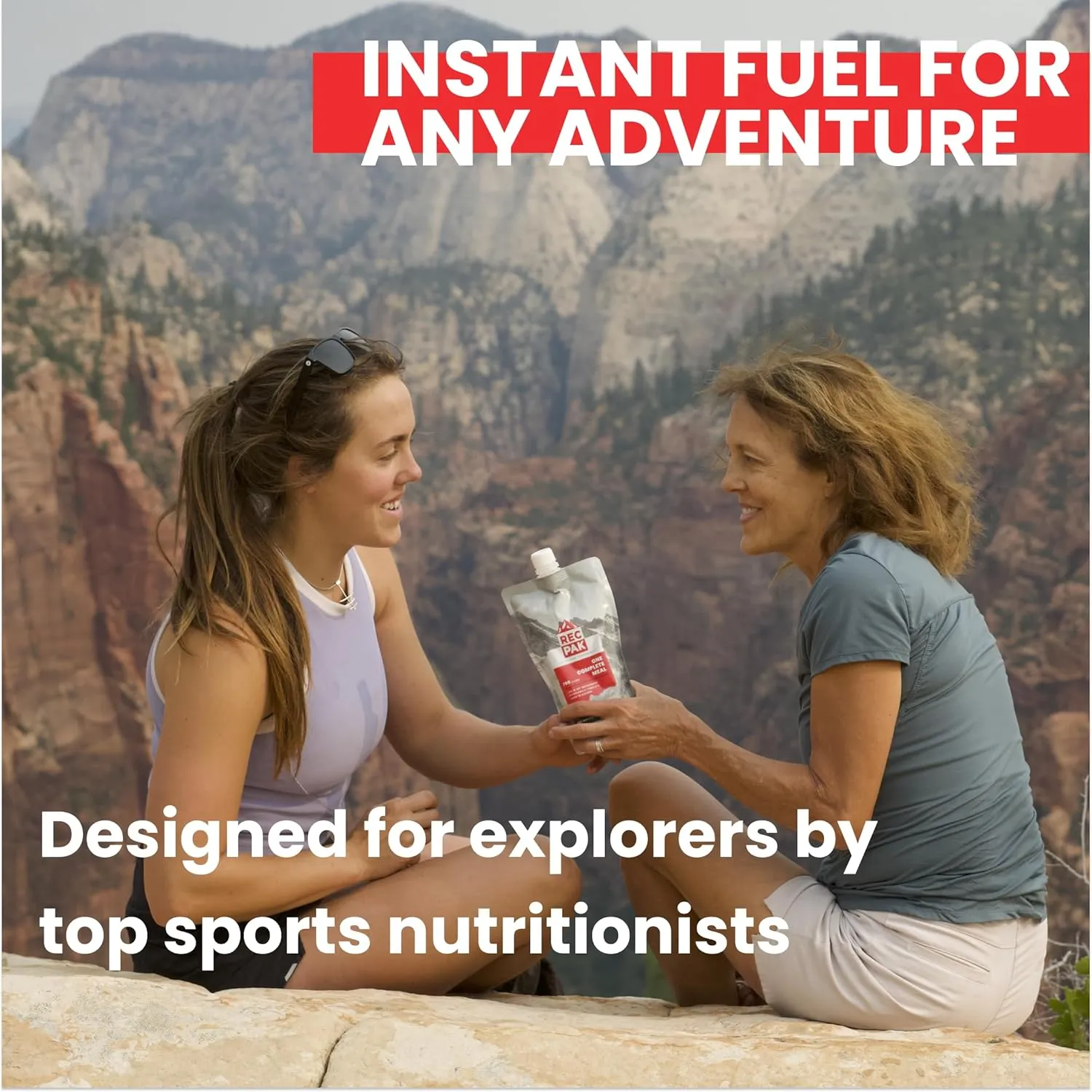 RecPak Performance Ultralight Instant Meals For Your Next Adventure | 700 Cal 42g Protein I Vanilla Chai (6-Pack)